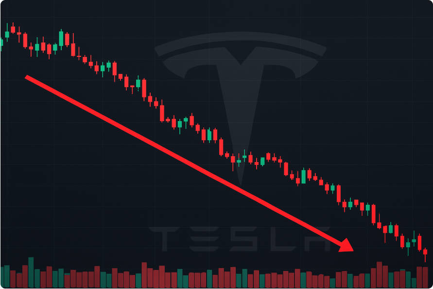 Tesla Stock Trends Weaken