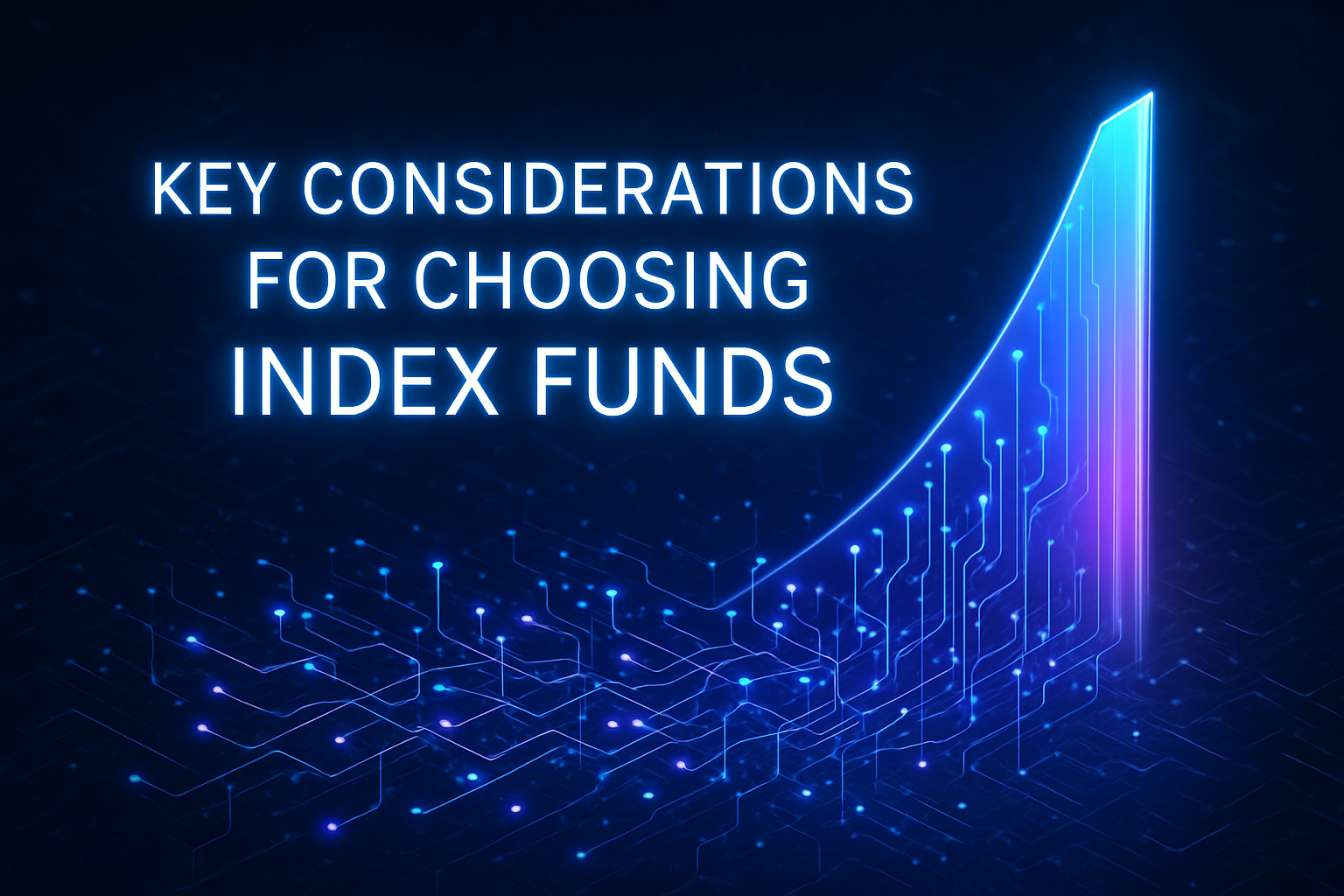 Key Considerations for Choosing Index Funds Key Considerations for Choosing Index Funds