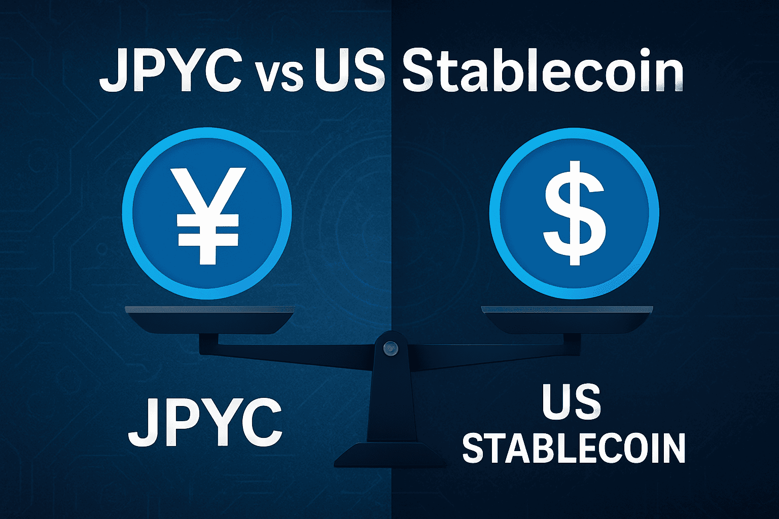 JPYC vs US Stablecoins JPYC vs US Stablecoins