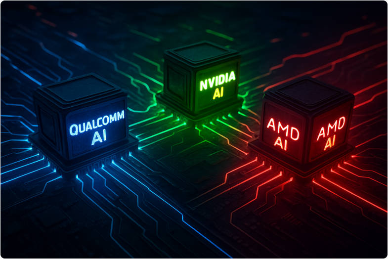 Qualcomm бросает вызов Nvidia и AMD Qualcomm's Challenge to Nvidia and AMD