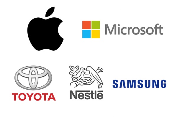 Marcas conocidas en el VT ETF Marcas conocidas en el VT ETF