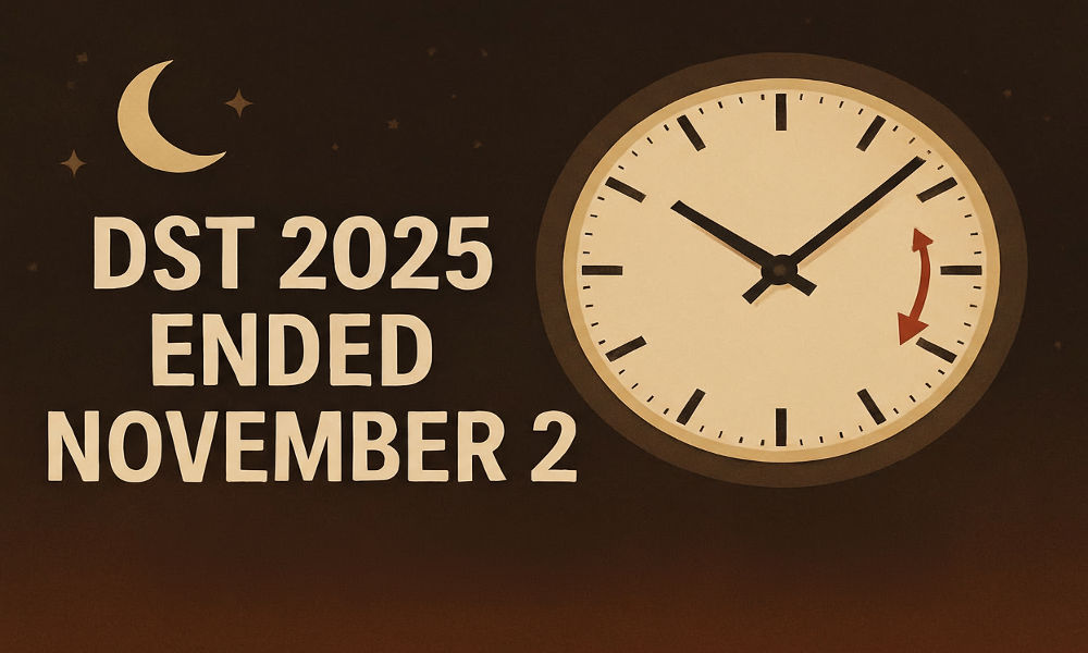 DST 2025 Daylight Saving Time 2026