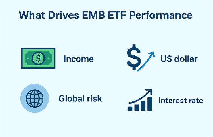 ¿Qué impulsa el rendimiento de los ETF EMB? What Drives EMB ETF Performance