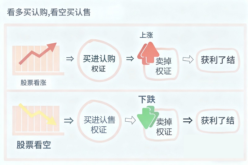 权证的两种方向：认购与认售