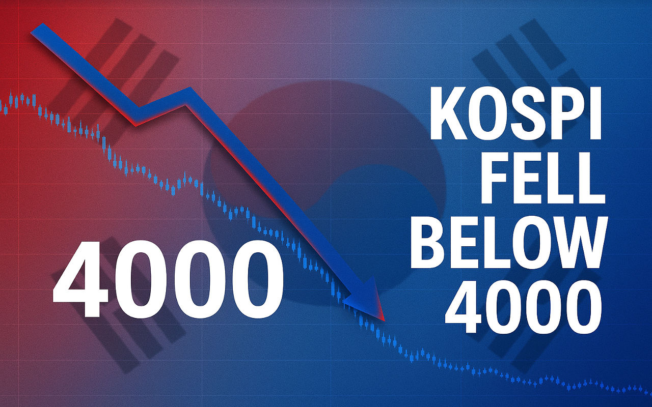 KOSPI Falls Below 4000 KOSPI Falls Below 4000