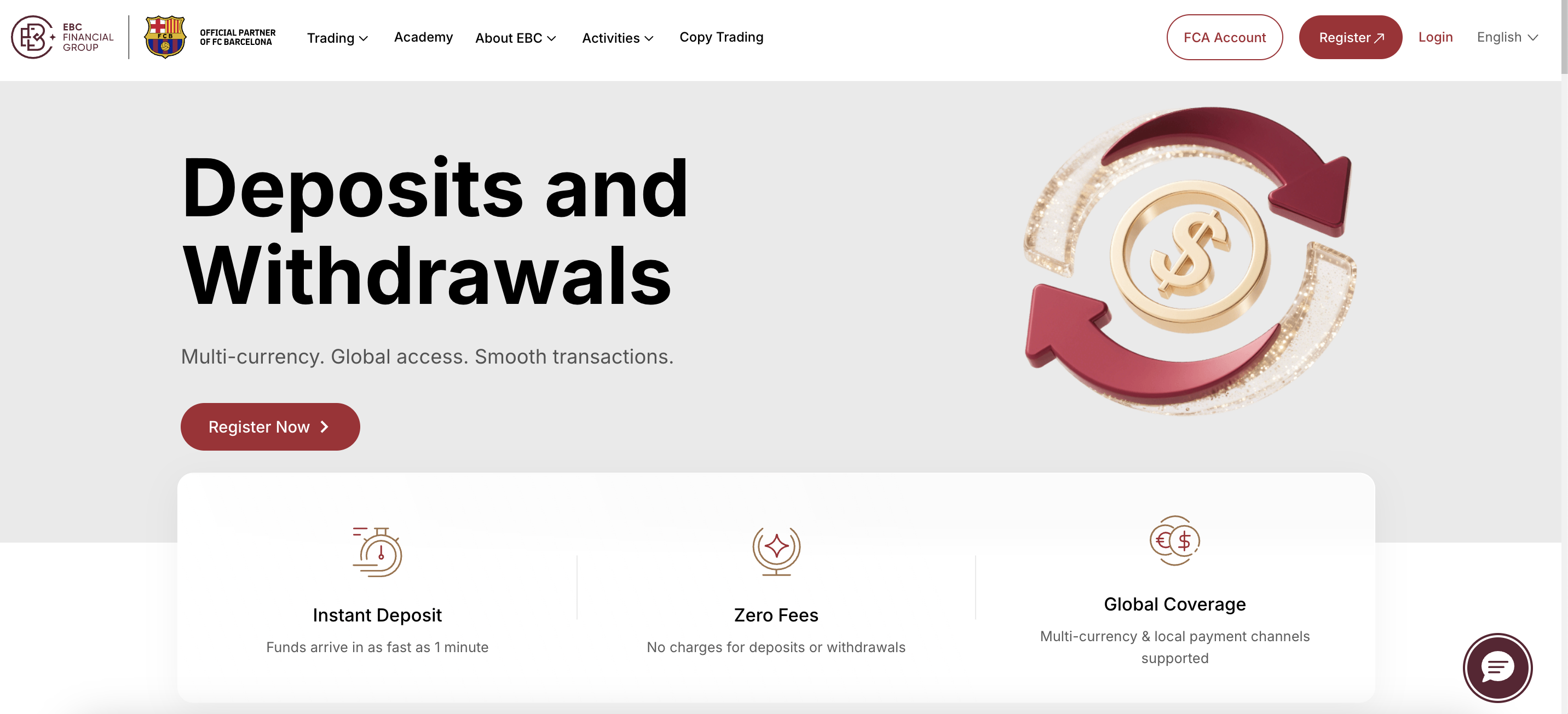 Deposit On EBC Platform Deposit On EBC Platform