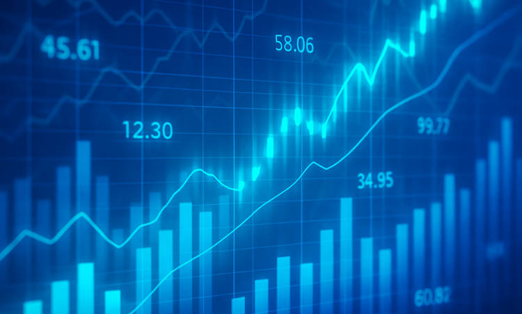 Financial market graph illustration Financial market graph illustration