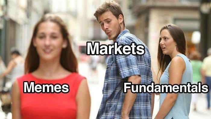 Concept Of Meme Stock EBC