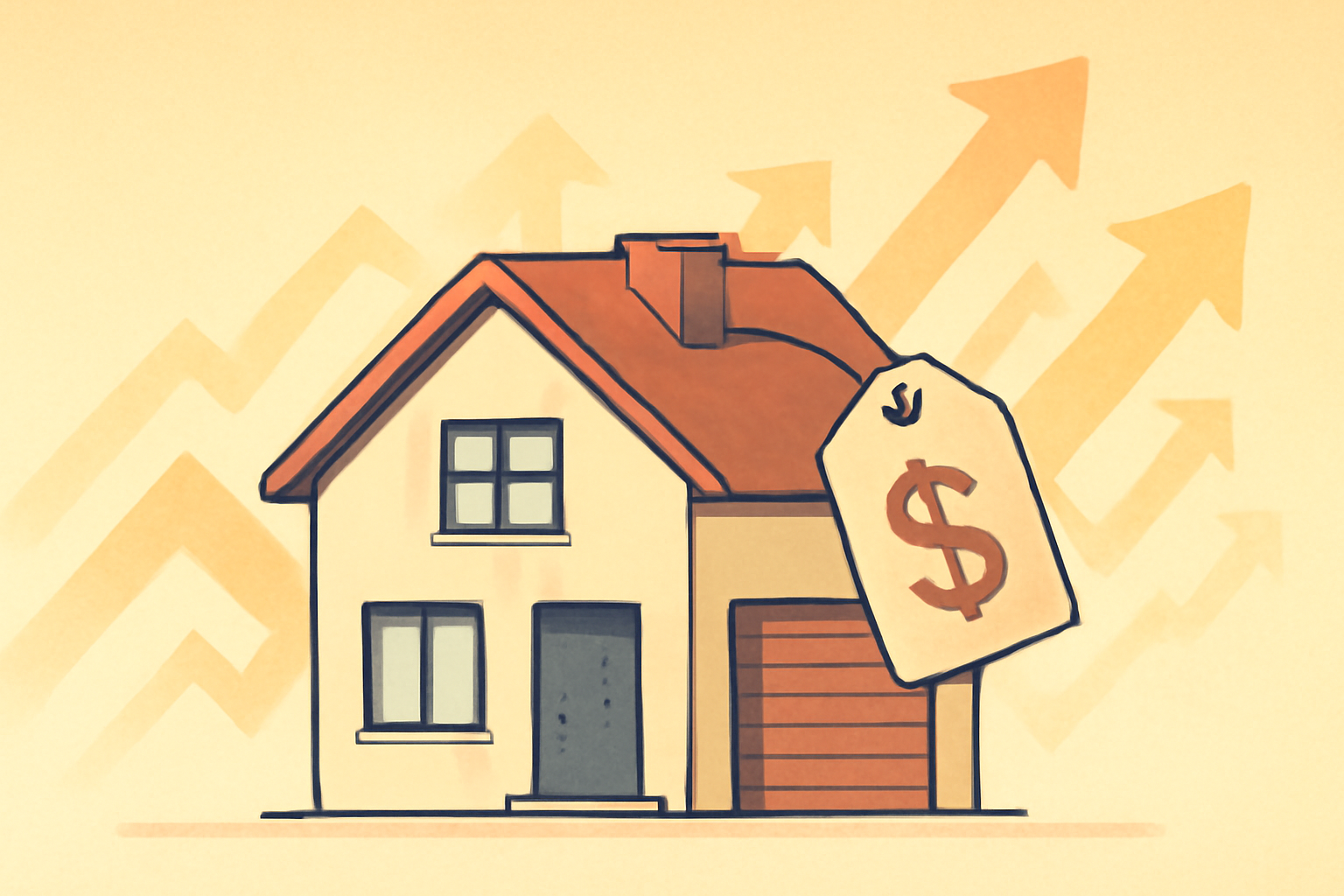 주택 가격 상승 관련 이미지