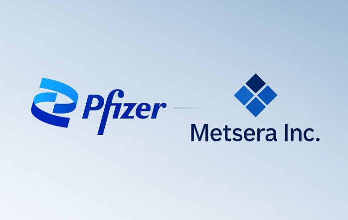 Logos de Pfizer y Metsera Inc.