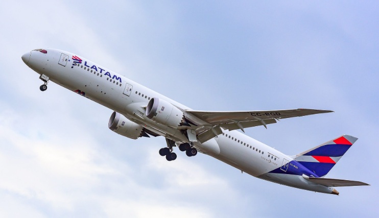 Avión de LATAM Airlines