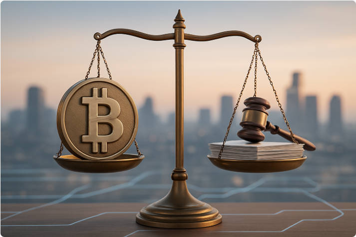Bitcoin's regulatory balance