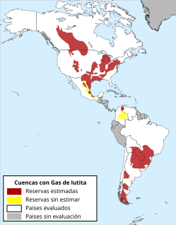 Reservas de gas en América Reservas de gas en América