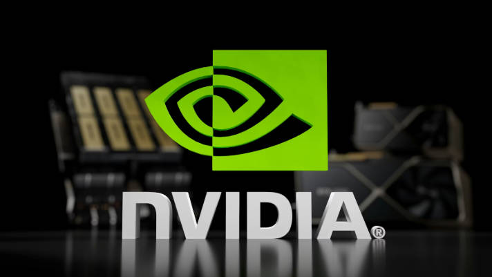 The Nvidia Logo Displayed on a Table The Nvidia Logo Displayed on a Table