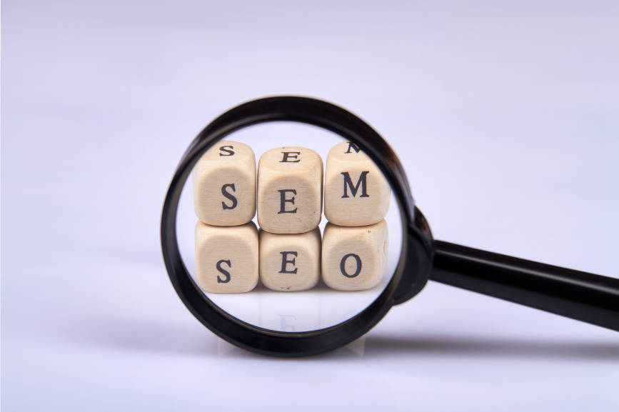 The SEM and SEO concept