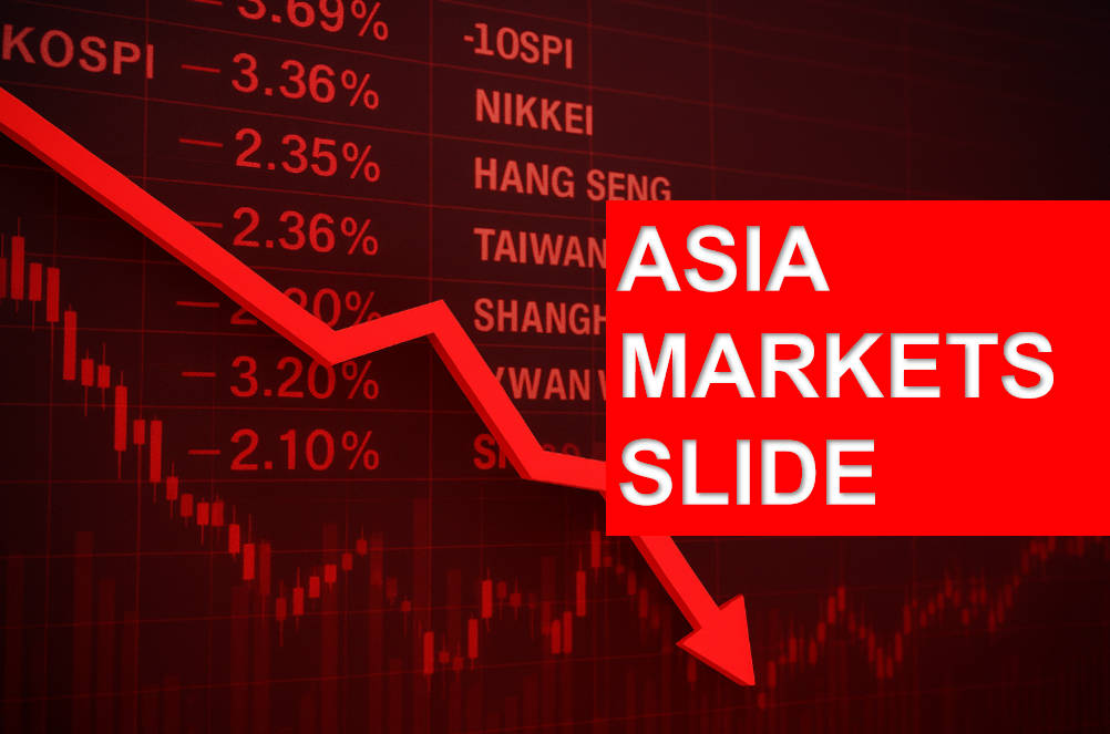 Asian market slide