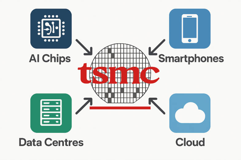 TSMC growth drivers-AI chips, smartphones, data centres, and cloud revenue streams