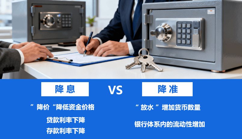 降息和降准的区别