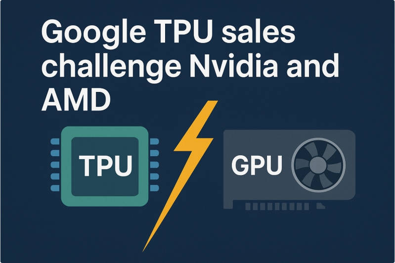 Google TPU sales challenge Nvidia and AMD