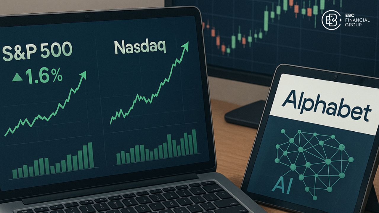 S&P 500 và Nasdaq tăng mạnh – Alphabet dẫn đầu phục hồi thị trường S&P 500 và Nasdaq tăng mạnh – Alphabet dẫn đầu phục hồi thị trường