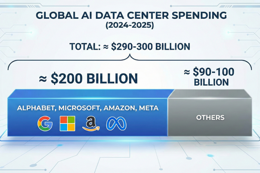 AI Global Data Centre Infrastructure Spending