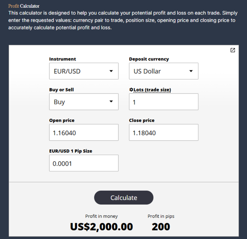 Calculadora de ganancias de forex Calculadora de ganancias de forex