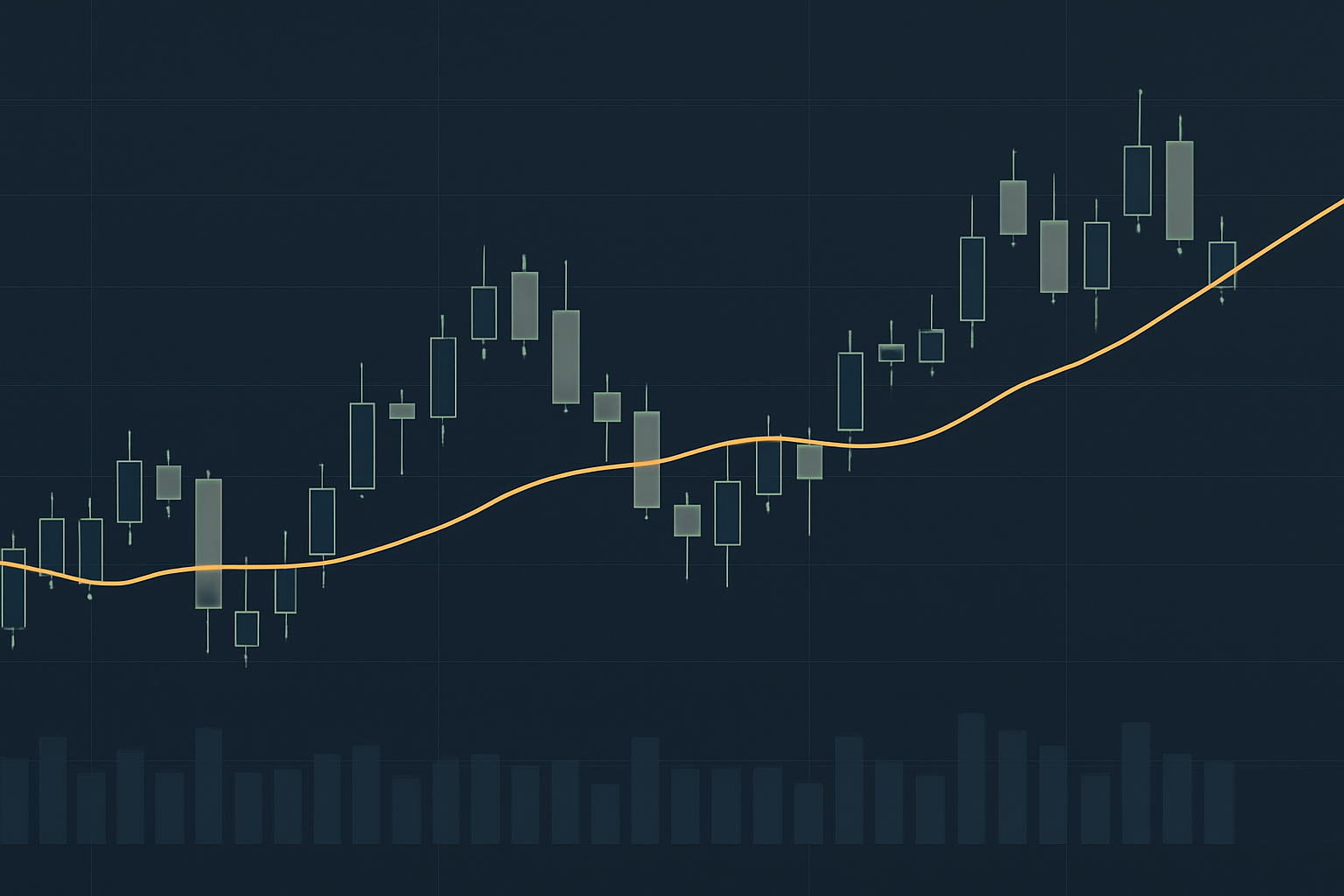 거래량 가중 평균이 들어간 차트