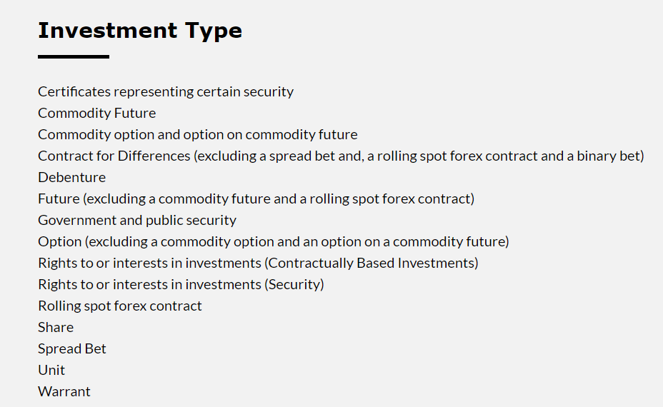 FCA牌照交易權限