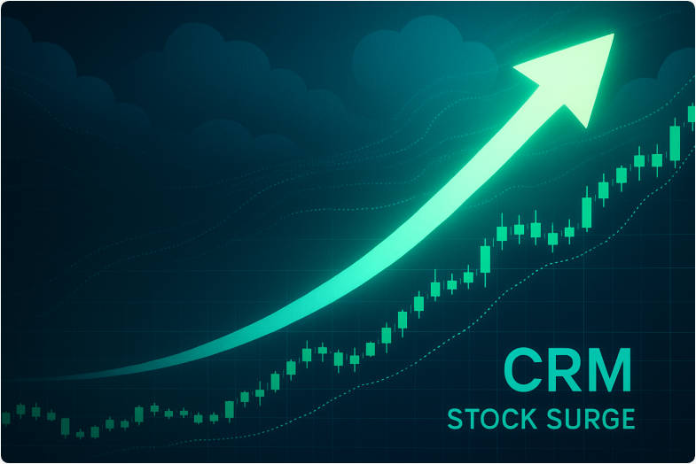 CRM stock surges CRM stock surges