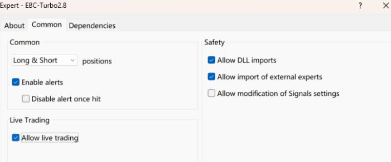 The EBC-Turbo 2.8 window