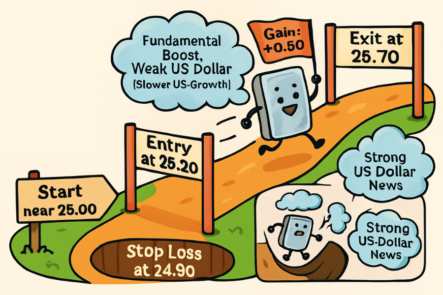 Examples On XAG Trading - EBC