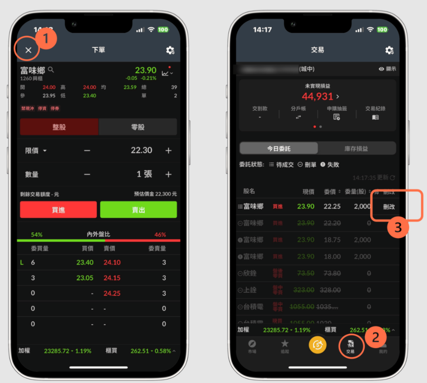 股票刪單範例 股票刪單範例