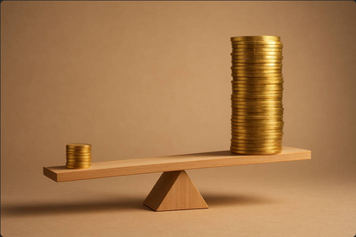 Use a small amount of capital to control a much larger amount of a currency or asset