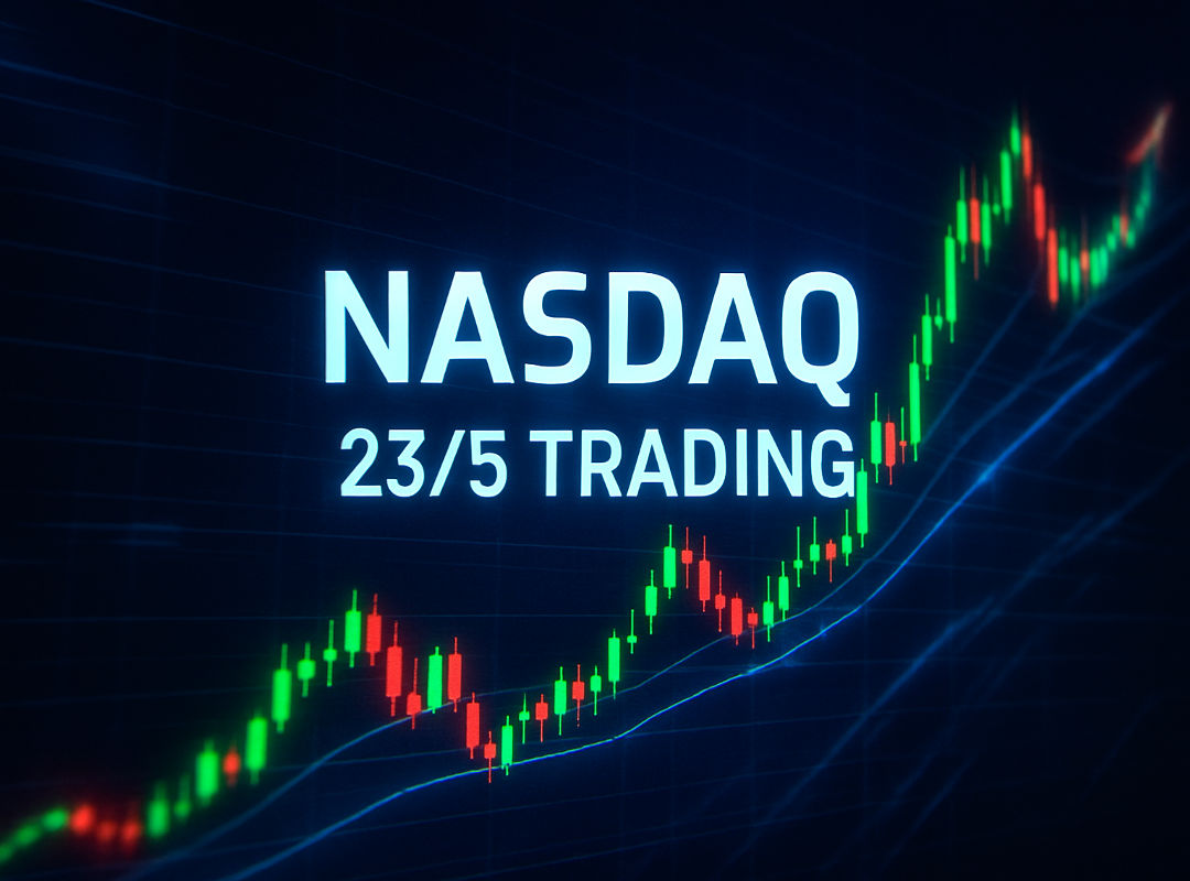 नैस्डैक का 23 घंटे का कारोबार Nasdaq 23-Hour Trading