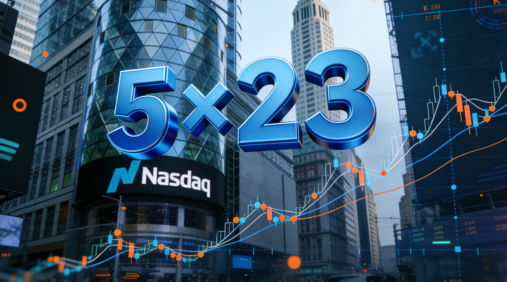 纳斯达克申请5×23交易