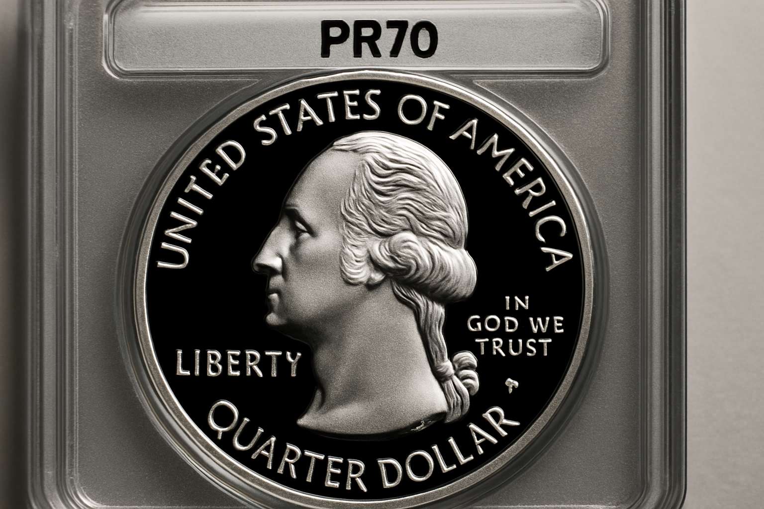 Moedas de 25 centavos de dólar de alta qualidade e com valor monetário - P70 High Grade Proof Quarters That Are Worth Money - P70