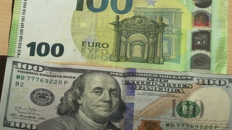 Euro y dólar