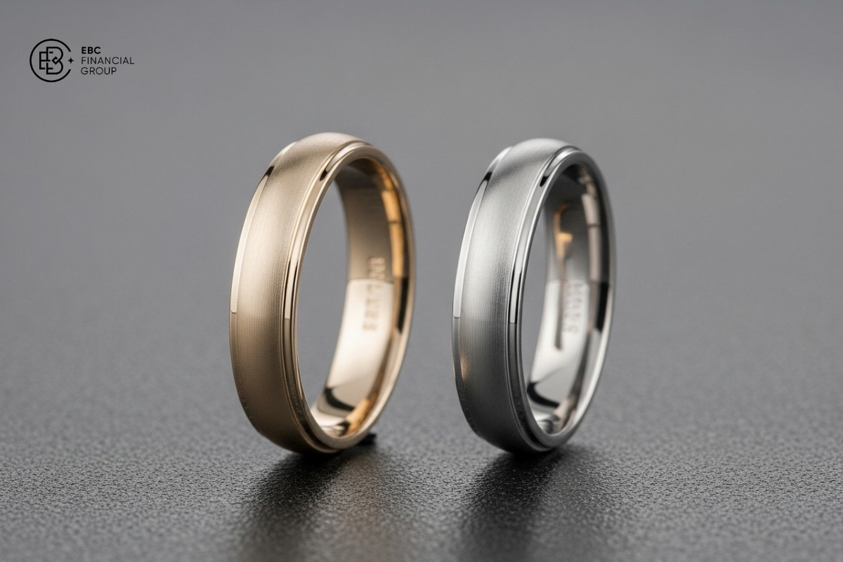 Vàng trắng và bạch kim