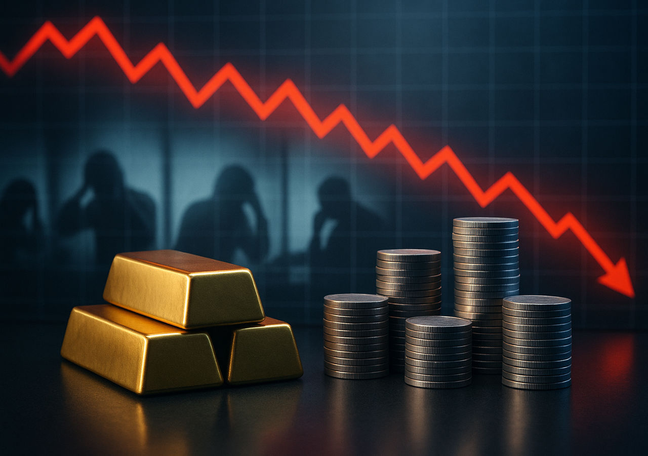 Gold and Silver Prices Drop