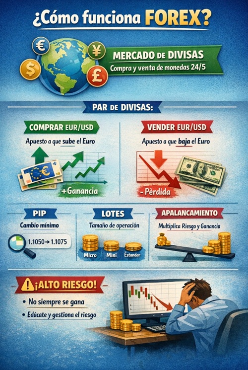 ¿Cómo funciona Forex de verdad?