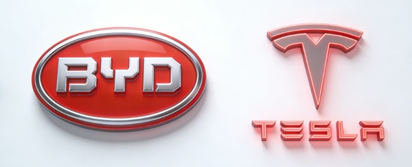 比亚迪 vs 特斯拉