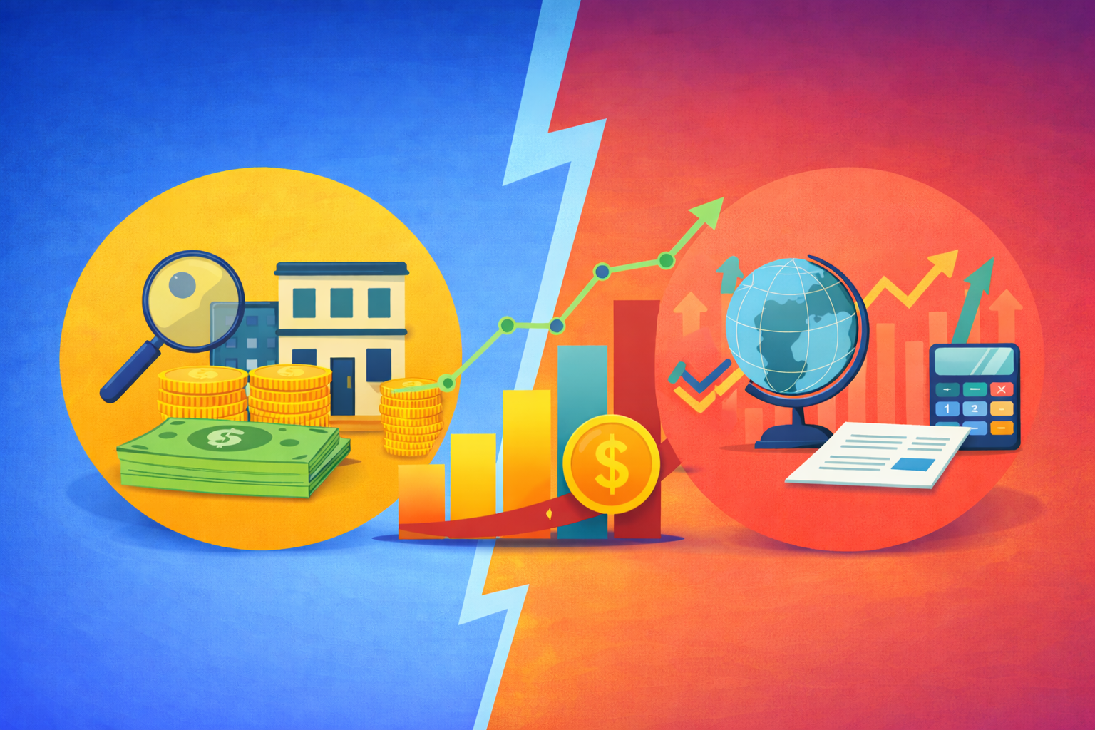 सूक्ष्म अर्थशास्त्र और वृहद अर्थशास्त्र के बीच अंतर Difference Between Micro And Macroeconomics