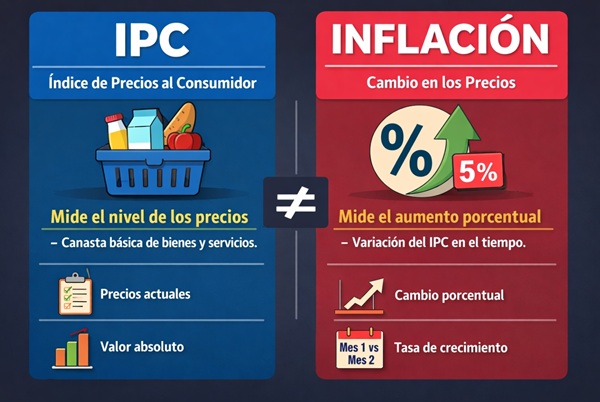 El IPC y la inflación: no son lo mismo