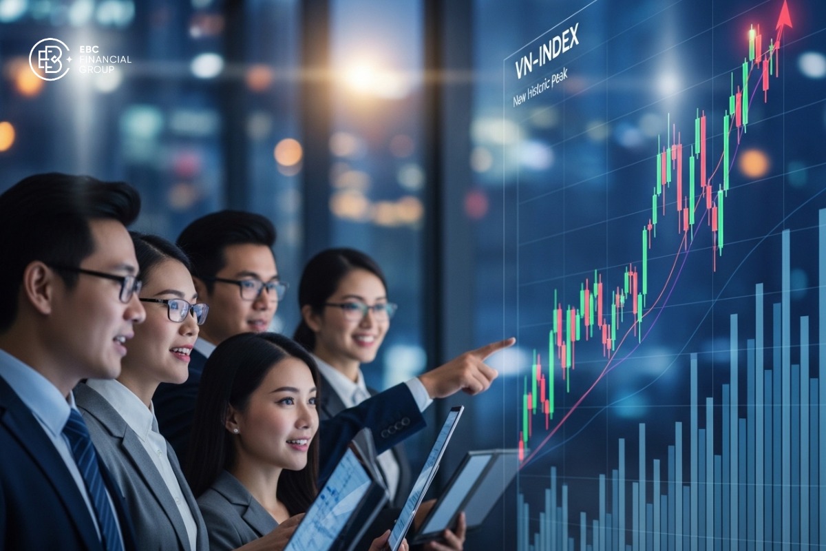 Chứng khoán Việt Nam VN-Index tăng mạnh