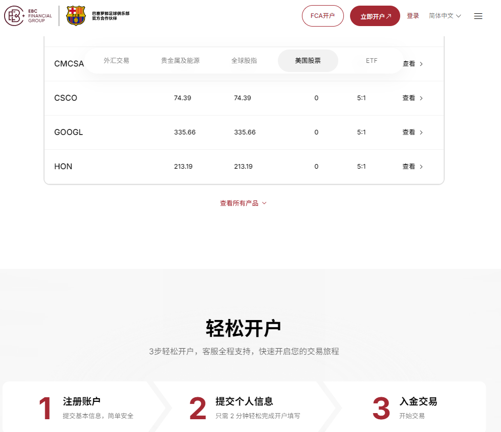 EBC交易平台可开户交易美股 EBC交易平台可开户交易美股