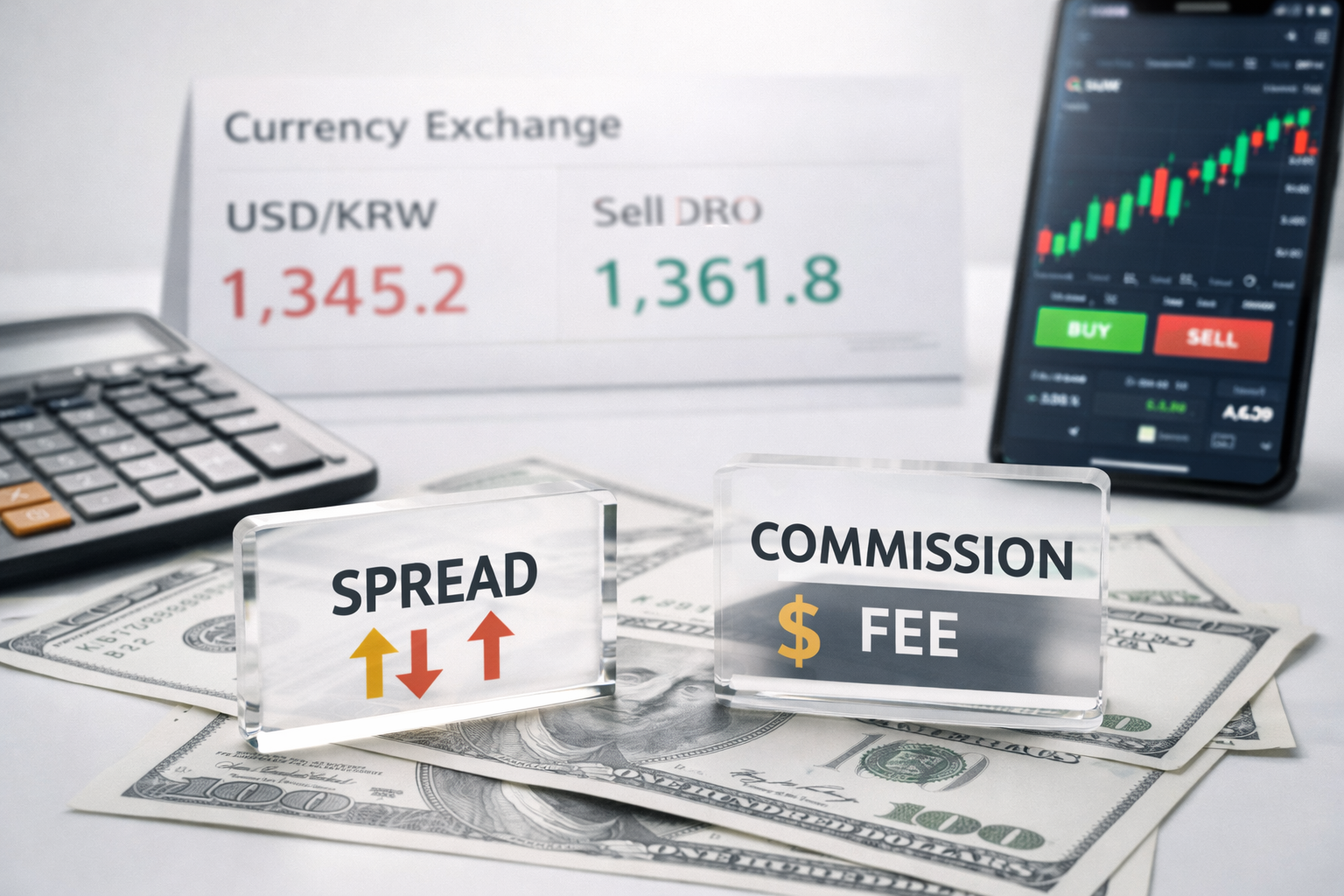 환전 스프레드와 수수료 환전 스프레드와 수수료