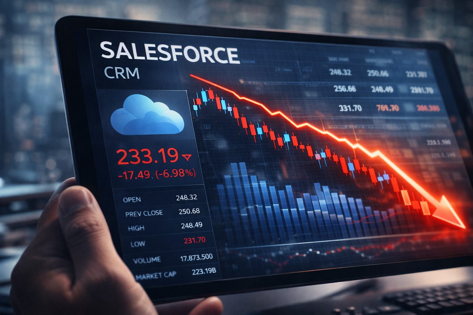 Salesforce Stock Drops: What’s Driving CRM Selloff?