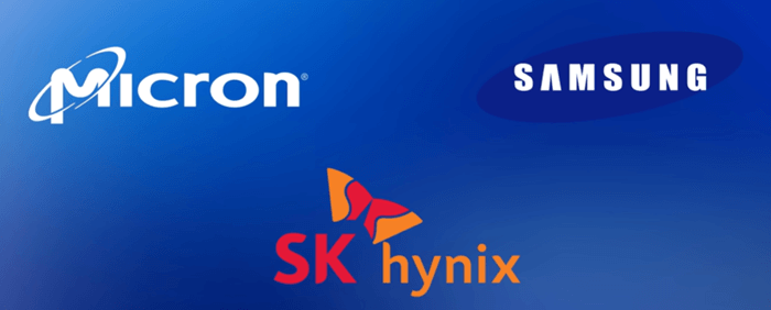 记忆体三大制造商