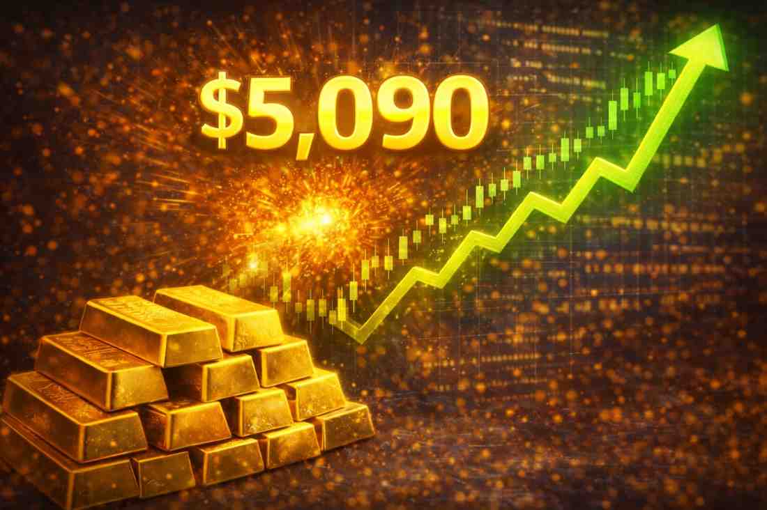 Gold Breaks $5,090