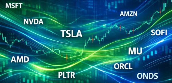 美股交易热度TOP 10